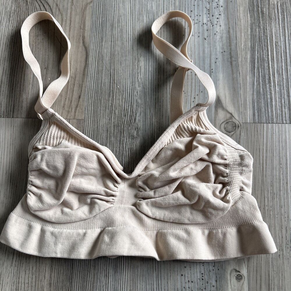 SKIMS Nude Wireless Bralette Sports Bra Size S/M